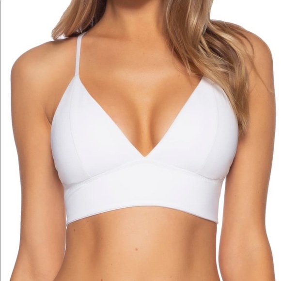 BECCA Other - Becca White Bralette Swim Top